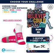 Virtual Race - She Believed She Could Custom Activity & Distance