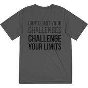 Running Short Sleeve Performance Tee - Don't Limit Your Challenges