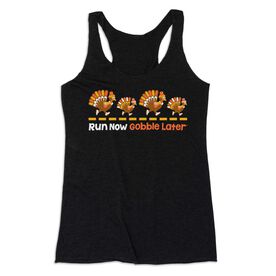 Women's Everyday Tank Top -  Run Now Gobble Later Turkeys