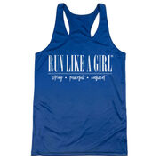 Women's Racerback Performance Tank Top - Run Like A Girl&#174;