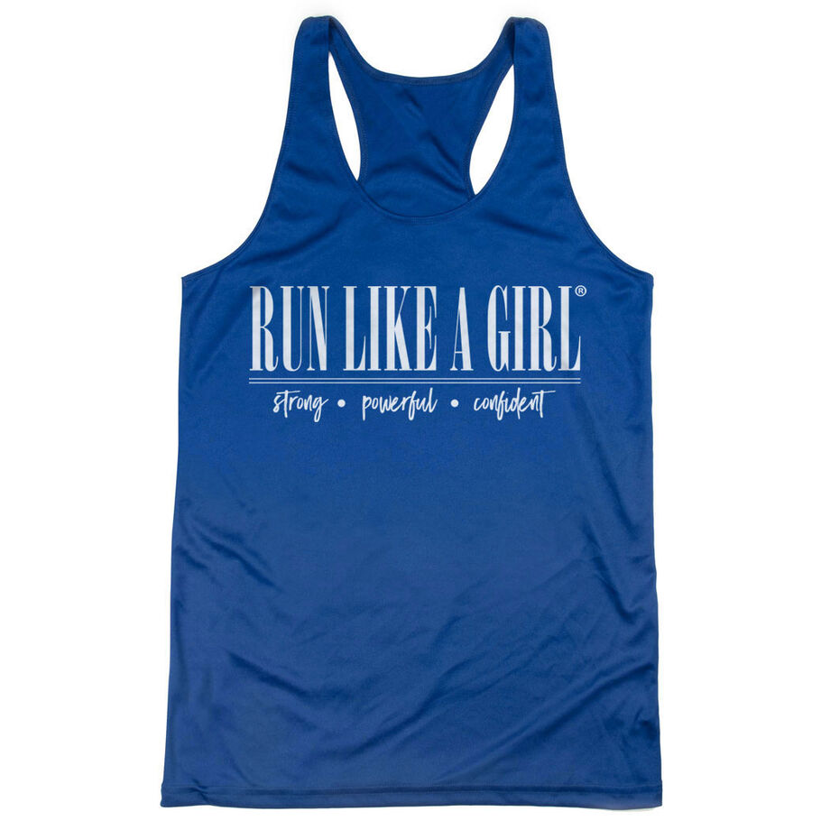 Women's Racerback Performance Tank Top - Run Like A Girl®