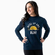 Running Raglan Crew Neck Pullover - Wake Up And Run