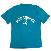 Women's Short Sleeve Tech Tee - Marathoner Girl