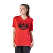 Women's Short Sleeve Tech Tee - Ultra Runner Bigfoot