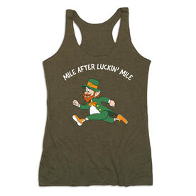 Women's Everyday Tank Top - Mile After Luckin Mile