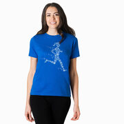 Running Short Sleeve T-Shirt - Winter Runner Girl