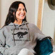 Statement Fleece Hoodie -  Run Club Lone Wolf