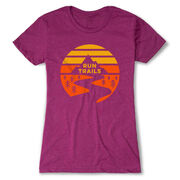 Women's Everyday Runners Tee - Run Trails Sunset