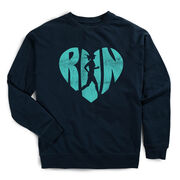 Running Raglan Crew Neck Pullover - Love The Run