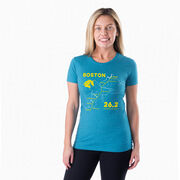 Women's Everyday Runners Tee - Boston Route