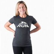Women's Everyday Runners Tee - Gone For a Run&reg; White Logo