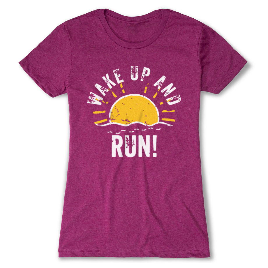 Women's Everyday Runners Tee - Wake Up And Run