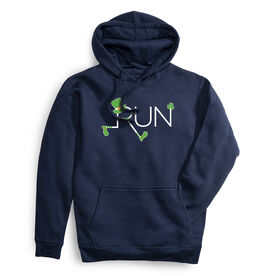 Statement Fleece Hoodie -  Let's Run Lucky