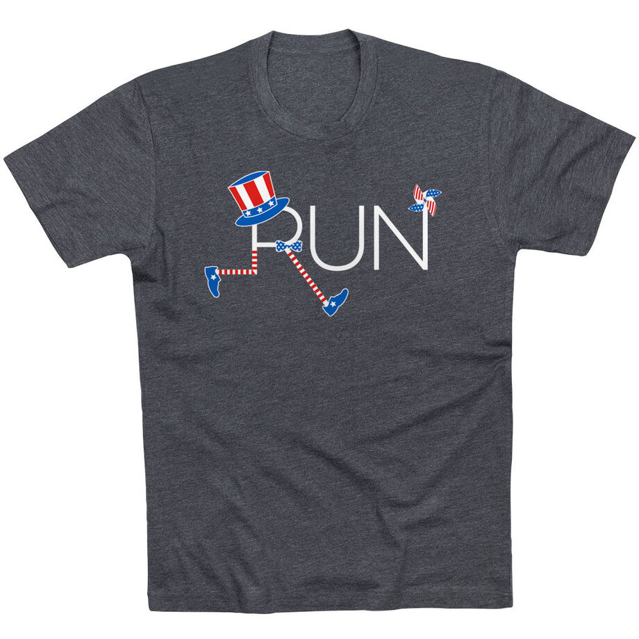 Running Short Sleeve T-Shirt - Let's Run for America