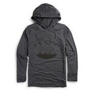 Running Lightweight Hoodie - Life's Short Run Long (Mountains)