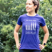 Women's Everyday Runners Tee - Because of the Brave