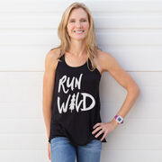 Flowy Racerback Tank Top - Run Wild Sketch