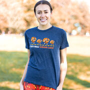 Running Short Sleeve T-Shirt -  Run Now Gobble Later Turkeys