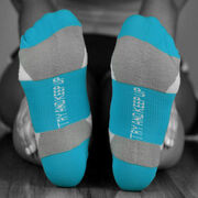 Socrates&reg; Woven Performance Socks Mother Runner (Teal)