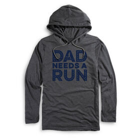 Men's Running Lightweight Hoodie - Dad Needs A Run
