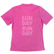 Women's Short Sleeve Tech Tee - Sunday Runday (Stacked)