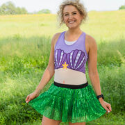 Mermaid With Scales Running Outfit