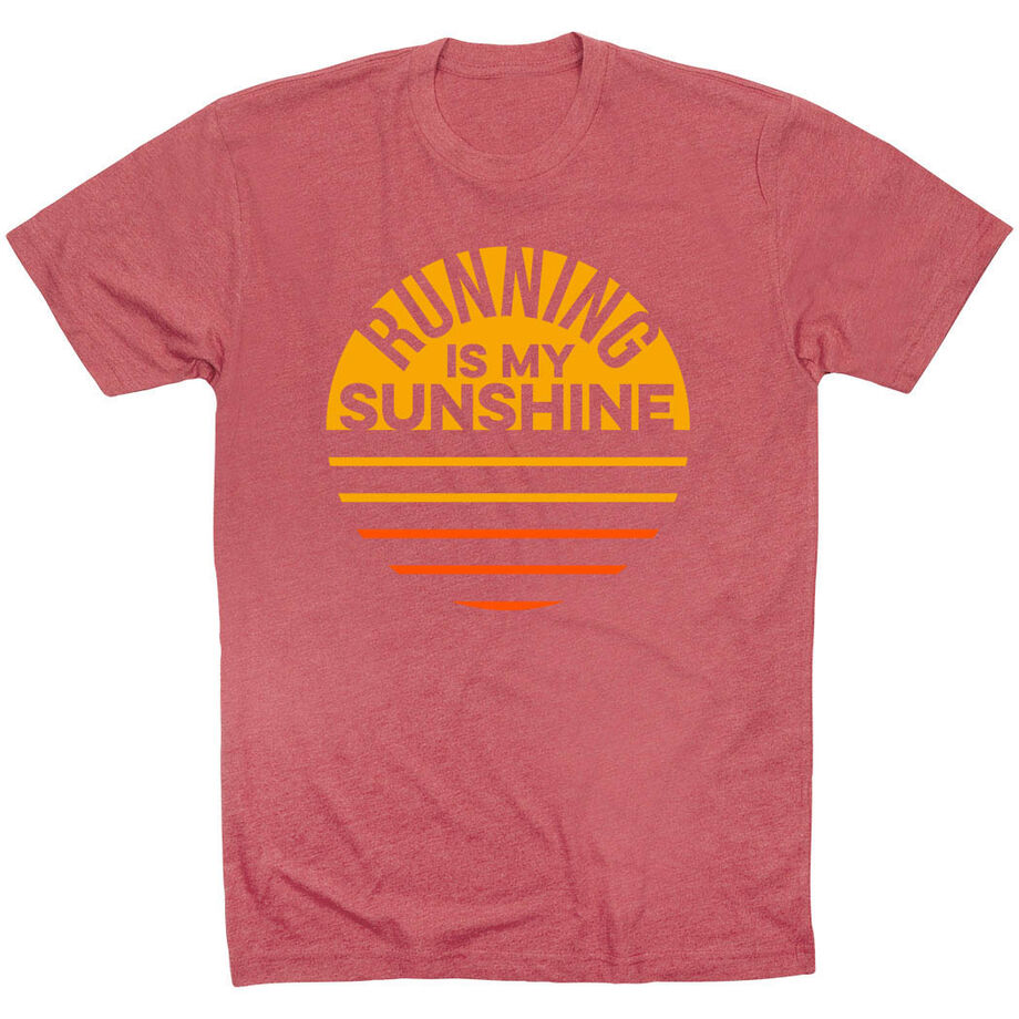 Running Short Sleeve T-Shirt - Running is My Sunshine
