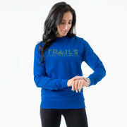 Running Raglan Crew Neck Pullover - Trails Over Treadmills
