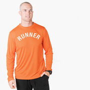 Men's Running Long Sleeve Performance Tee - Runner Arc