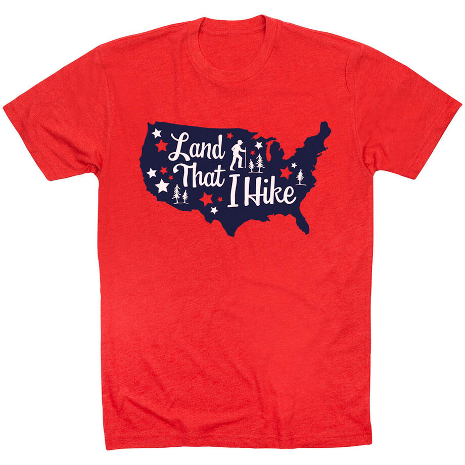 Hiking Short Sleeve T- Shirt - Land That I Hike