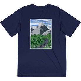 Men's Running Short Sleeve Performance Tee - Into the Forest