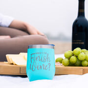 Running Travel Wine Tumbler - Where's The Finish Wine?