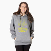 Statement Fleece Hoodie -  I Run To Burn Off The Crazy