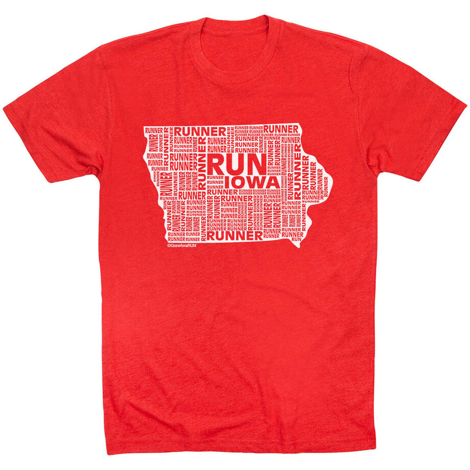 Running Short Sleeve T-Shirt - Iowa State Runner 