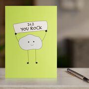 Running Greeting Card - 26.2 You Rock