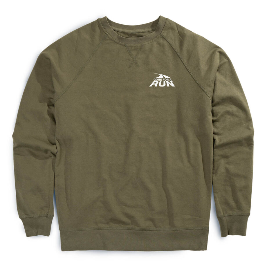 Running Raglan Crew Neck Pullover - Gone For a Run® Logo - Mini