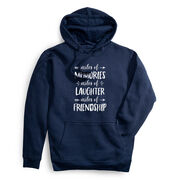 Statement Fleece Hoodie -  Miles of Friendship Mantra