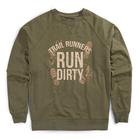 Running Raglan Crew Neck Pullover - Run Dirty