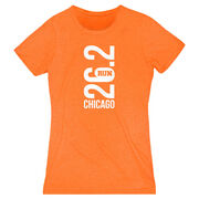 Women's Everyday Runners Tee - Chicago 26.2 Vertical