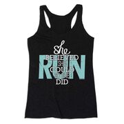 Women's Everyday Tank Top - She Believed She Could So She Did