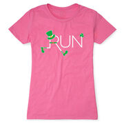 Running Women's Everyday Tee - Let's Run Lucky