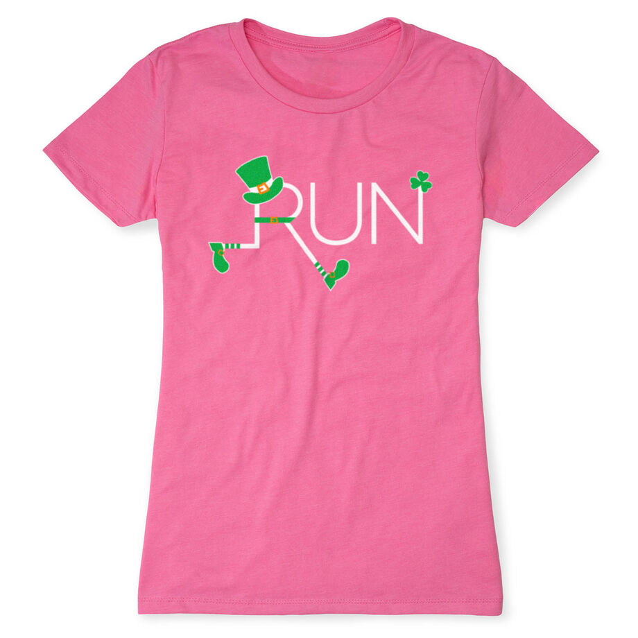 Running Women's Everyday Tee - Let's Run Lucky