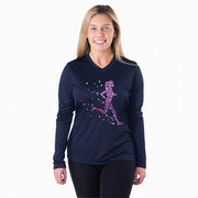 Women's Long Sleeve Tech Tee - Summer Runner Girl