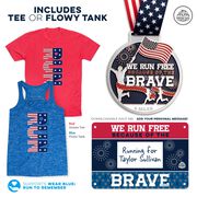 Virtual Race - We Run Free Because of the Brave 4 Miler (2021)