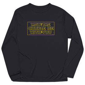 Men's Running Long Sleeve Performance Tee - May the Course Be with You