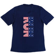 Women's Short Sleeve Tech Tee - Patriotic Run