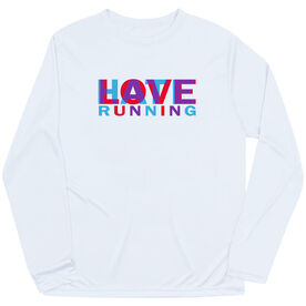 Men's Running Long Sleeve Performance Tee - Love Hate Running