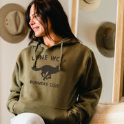 Statement Fleece Hoodie -  Run Club Lone Wolf