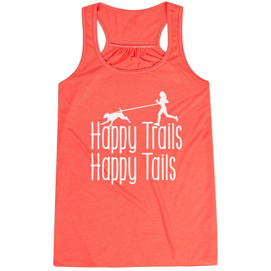 Flowy Racerback Tank Top - Happy Trails Happy Tails