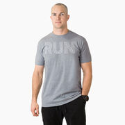 Running Short Sleeve T-Shirt - Run Lines